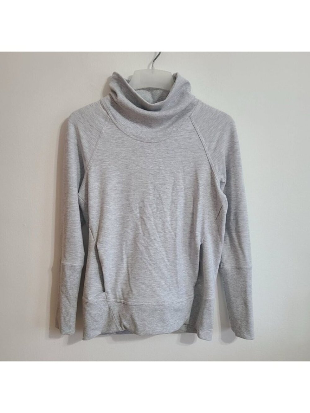 Lululemon Women’s High Lines Pullover In Heathered Core Light Grey Size 6